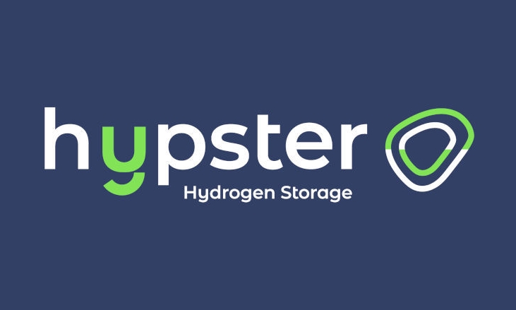Logo des Hypster-Projektes in weißer und grüner Schrift auf dunkelblauem Hintergrund
