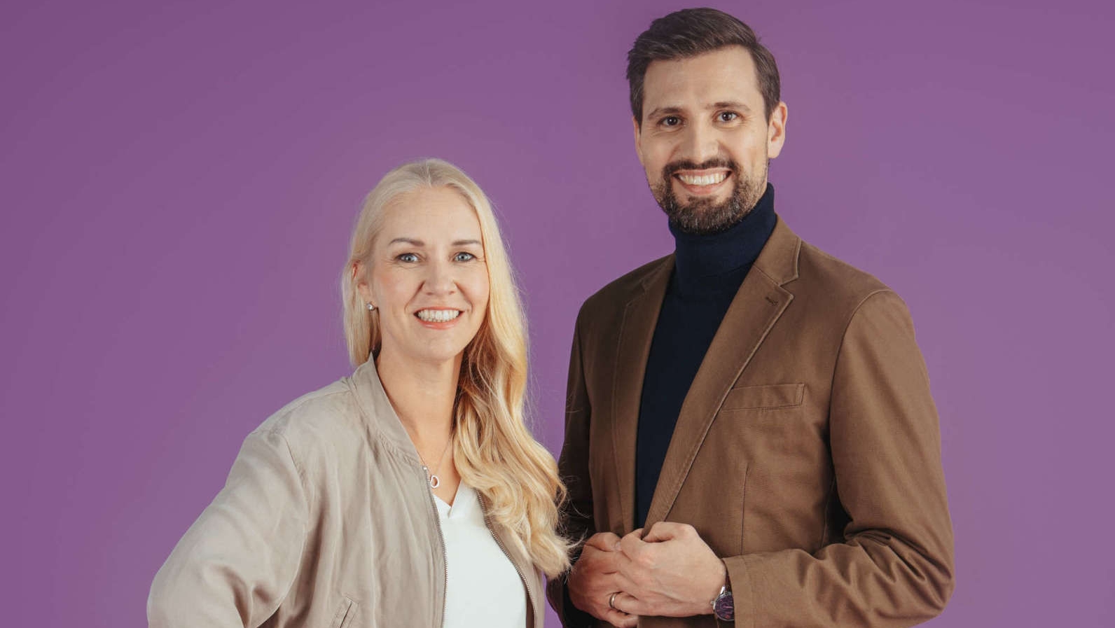 Die Geschäftsführung der ESK GmbH: Andrea Wobito und Aaron Grützner